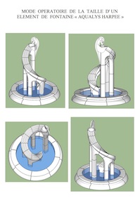 Miniature Etude Fontaine Aqualys Harpee Desca Arlequin